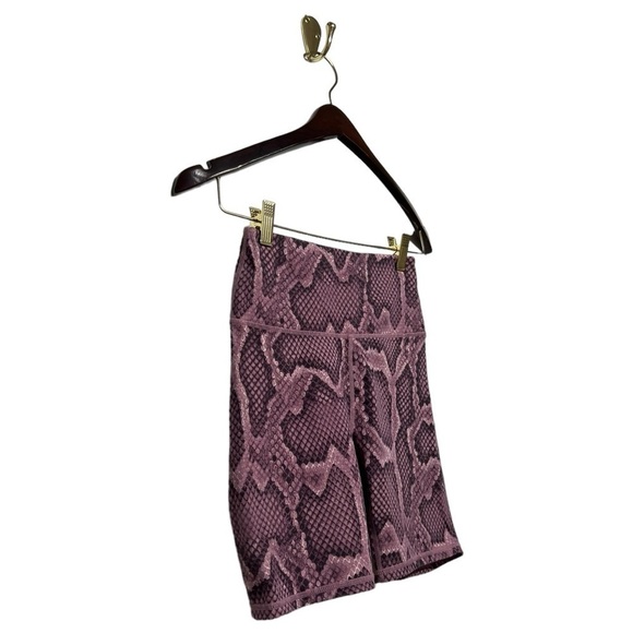 NWOT VARLEY Let's Go Python-Print Stretch-Jersey Cycling Shorts Pink XS - Picture 7 of 9